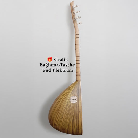 Kurzhals Bağlama für Anfänger – Massivholz inkl. gratis Tasche