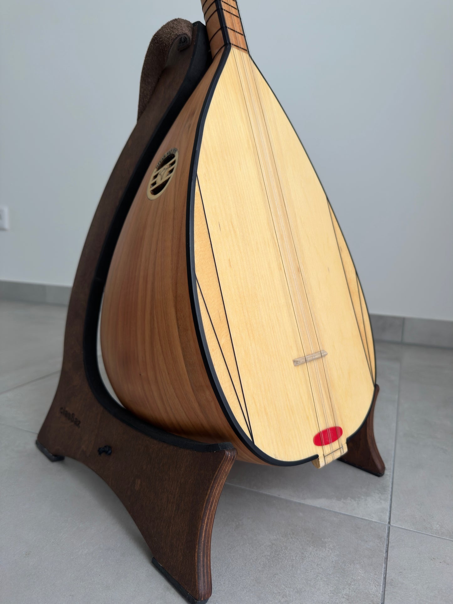 Kurzhals Baglama - Saz inkl. dünner Stoff-Baglamatasche | Kısa Sap Bağlama