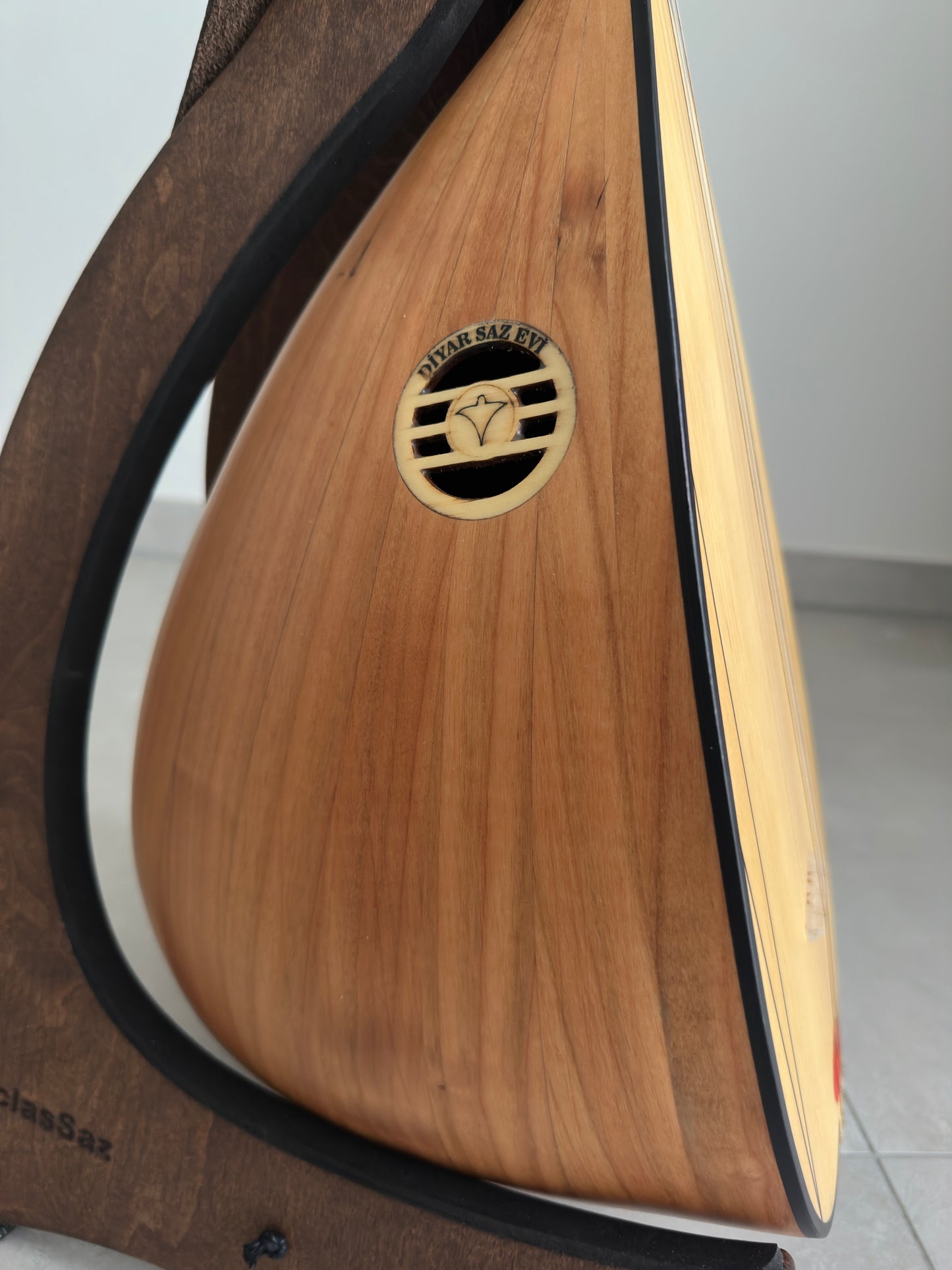 Kurzhals Baglama - Saz inkl. dünner Stoff-Baglamatasche | Kısa Sap Bağlama